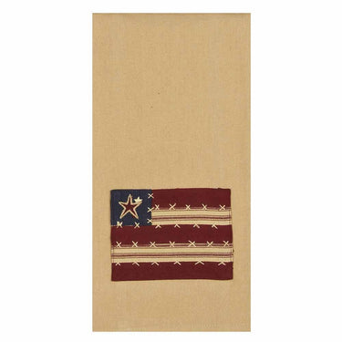Nutmeg Indigo Barn Red Stars And Stripes Towel Set Of Two ETAR0113 - The Fox Decor